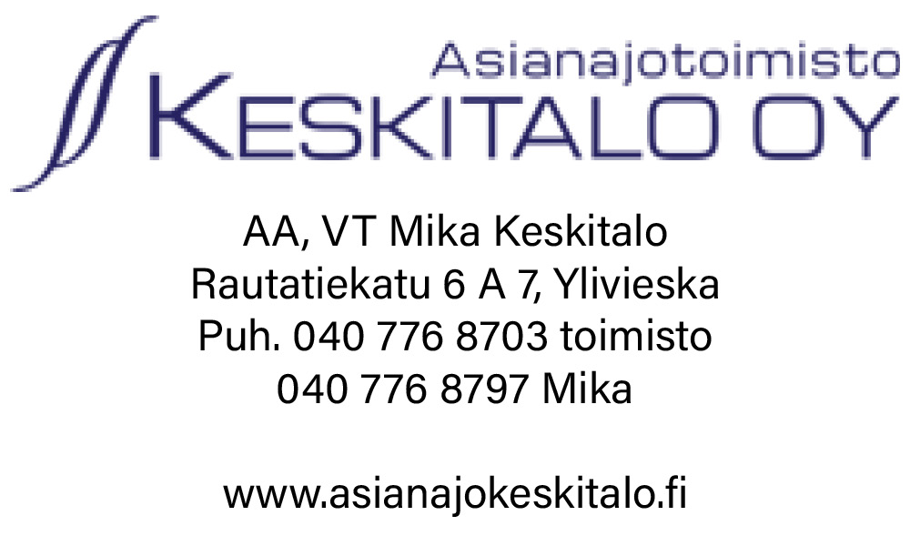 Asianajotoimisto Keskitalo, mainos